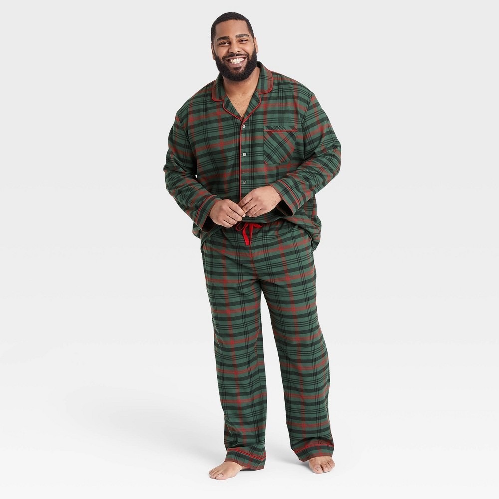 Hearth & Hand Men's Big & Tall Tartan Plaid 2pc Pajama Set - 4XL NWT